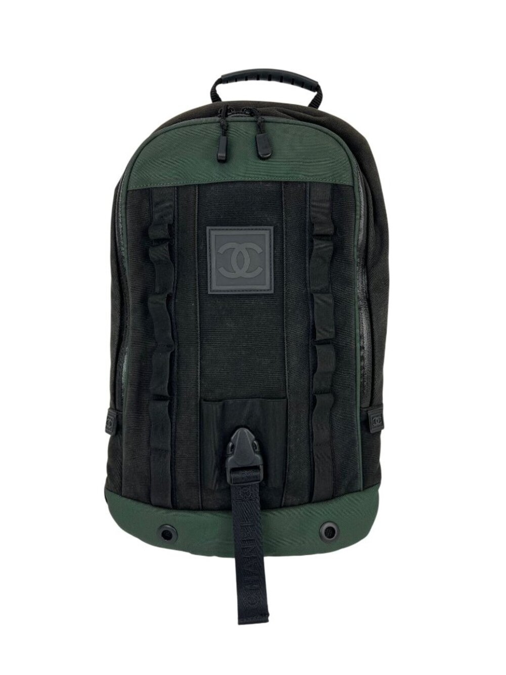 Chanel Nylon Black Sportsline Backpack Vintage